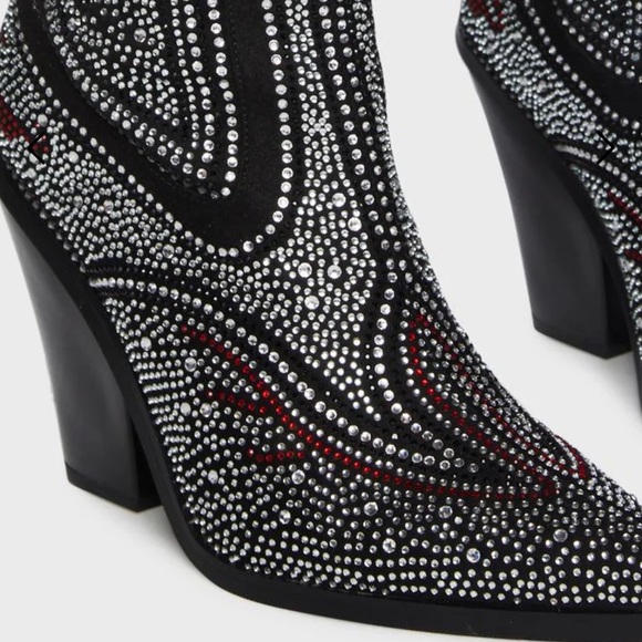 Azalea Wang Jolee Rhinestone Boots - Picture 5 of 11